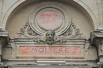 Inscription de Molière.