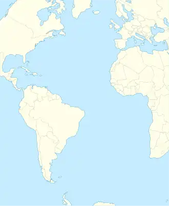 (Voir situation sur carte : océan Atlantique)