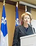 Agnès Maltais est députée de Taschereau de 1998 à 2018 pour le Parti québécois.