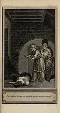J'ai achevé de tuer ce malade..., Borgnet, graveur