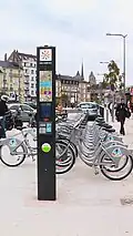 Borne de la Gare SNCF