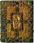 Plaque supérieure du Codex Aureus, IXe&nbsp;siècle