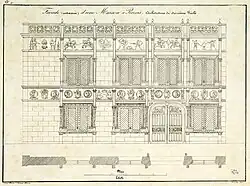 en relevé avec les gravures