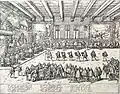 Salle des fêtes avec le Brauttafel&nbsp;(de)
