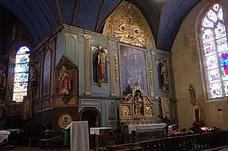 Le retable du Rosaire.