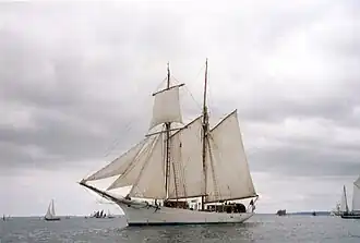 Le Musée des Pêcheries présente la maquette de chantier de La Belle Poule, fameuse goélette de la Marine nationale construite en 1932 à Fécamp