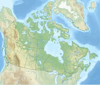 Voir sur la carte topographique du Canada