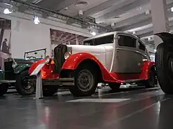 Laurin & Klement Typ Škoda 110, au musée Škoda.