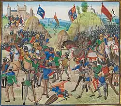 Bataille de Crécy (1346).