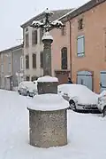 Croix de St Germain sous la neige