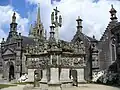 Le calvaire de l'Enclos paroissial de Guimiliau.