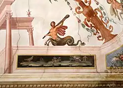 Décoration de la salle pompéienne, par Giuseppe Sorbolini