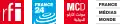 Logo de France Médias Monde de avril 2016 à octobre 2021.