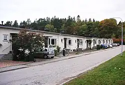 Maisons mitoyennes.