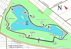 Tracé de la course