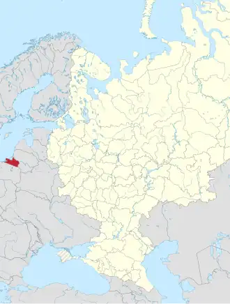 Voir la localisation en Russie européenne