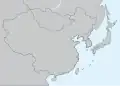 Localisation de la Mongolie en Asie de l'Est