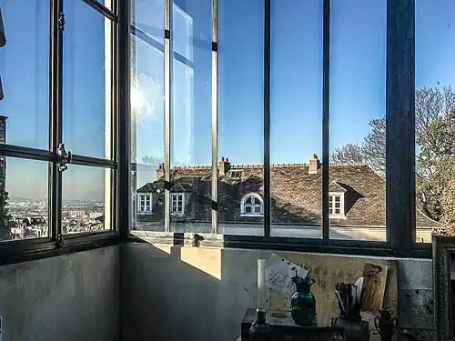 Atelier de Suzanne Valadon et de Maurice Utrillo, Paris, musée de Montmartre.