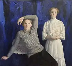 FERENCZY Karoly 1908 - Double portrait, Noemi et Beni