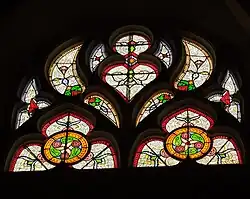 Vitrail, détail.