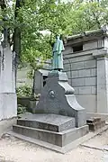 Père-Lachaise - sépulture d'Anna Chataignier.