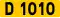 D 1010