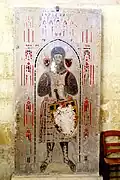 Dalle funéraire de Jean Ier de Montmorency, 1325.