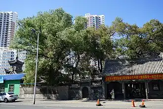 Vue de l'édifice depuis la rue