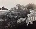 Villa Madre Cabrini vue du Corso Paganini, 1920. Le quatrième étage avait déjà été surélevé; le cinquième étage n'est pas encore.