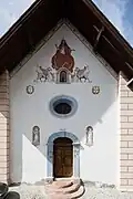 La chapelle des Pénitents, sur le côté de l’église.