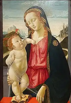 Davide Ghirlandaio Madone et l'enfant 1494