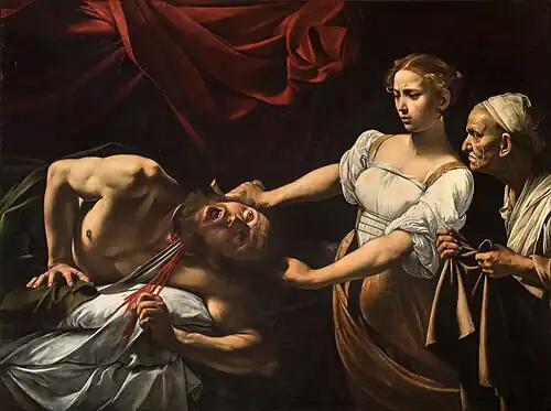 Judith décapitant Holopherne (1598-1599).
