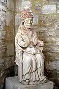 La statue de saint Pierre.
