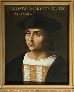 Portrait du maréchal de Chabannes à Beauregard.