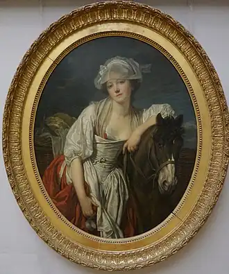 La Laitière (1772-1773), Paris, musée du Louvre.
