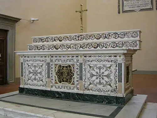Maître-autel de Giovan Battista Cennini.