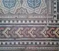 Mosaïques au sol