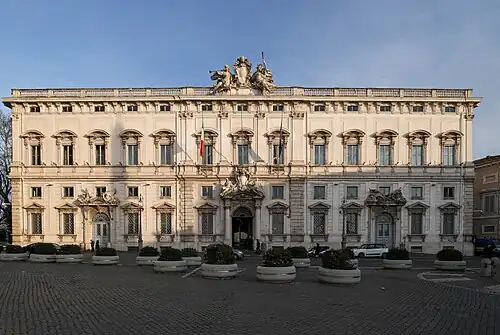 Le Palazzo della Consulta.
