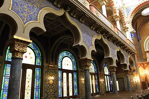 Détail de l'intérieur.