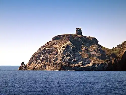 Vue de la mer.
