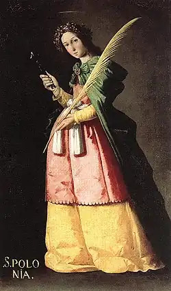 Sainte Apolline, v.1636, Paris, musée du Louvre.