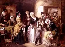 peinture représentant L’arrestation à Varennes