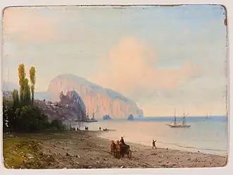 Ivan Aivazovsky (1818‒1900), Aiju-Dag, vers 1905. Toile, huile.