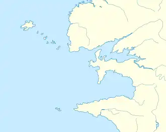 (Voir situation sur carte : mer d'Iroise)