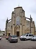 Façade de l'église.