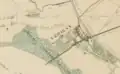Le château de Vérigny sur une carte de 1868 (AD 28, 4Fi 245)