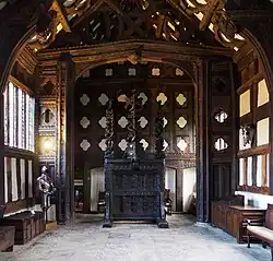 Grande salle de Rufford Old Hall (XVIe siècle).