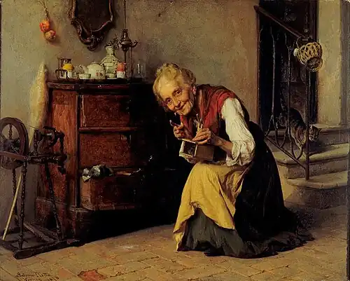 Uchopená myš, par Antonio Rotta, en 1878.