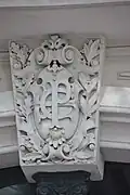 Hôtel Pauilhac : initiales de Georges Pauilhac sur la clé d'arc.