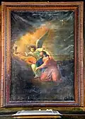 Le tableau central du maître-autel de l'église. (L'agonie du Christ au Mont des Oliviers.)
